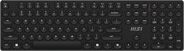 Zestaw klawiatura + mysz MSI Forge K210 Wireless Mouse and Keyboard Combo bezprzewodowe czarne