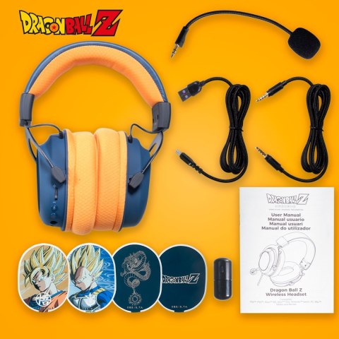 Blade DB2001 słuchawki/zestaw słuchawkowy Przewodowy i Bezprzewodowy Opaska na głowę Gaming USB Type-C Bluetooth Czarny, Szary, 