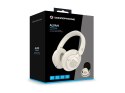 Conceptronic ALVAH02C słuchawki/zestaw słuchawkowy Przewodowy i Bezprzewodowy Opaska na głowę Muzyka Bluetooth Kremowy