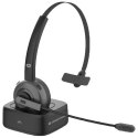 Conceptronic POLONA03BD słuchawki/zestaw słuchawkowy Bezprzewodowy Opaska na głowę Biuro/centrum telefoniczne Bluetooth Podstawk