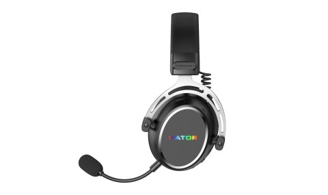 HATOR Hypergang 3 Wireless Zestaw słuchawkowy Bezprzewodowy Opaska na głowę Gaming USB Type-C / USB Type-A Bluetooth Czarny
