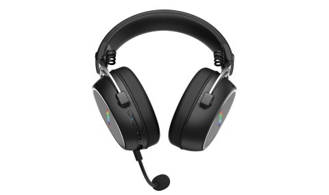 HATOR Hypergang 3 Wireless Zestaw słuchawkowy Bezprzewodowy Opaska na głowę Gaming USB Type-C / USB Type-A Bluetooth Czarny