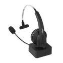 LogiLink BT0059 słuchawki/zestaw słuchawkowy Bezprzewodowy Opaska na głowę Biuro/centrum telefoniczne Bluetooth Podstawka do ład