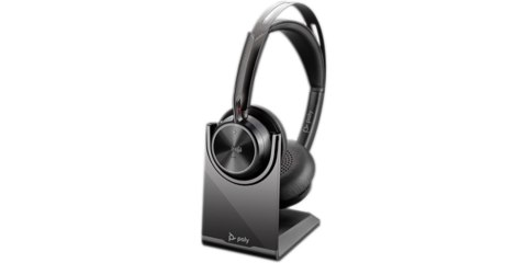 Słuchawki Poly Voyager Focus 2-M USB-C-C Headset USB-C/A Adapter Charging Stand No localization Retail Packaging