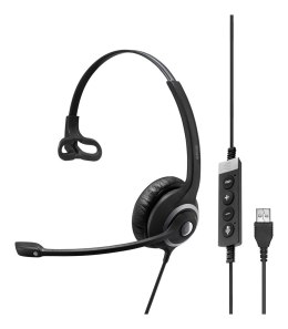 EPOS IMPACT SC 230 USB MS II Zestaw słuchawkowy Przewodowa Opaska na głowę Biuro/centrum telefoniczne USB Typu-A Czarny