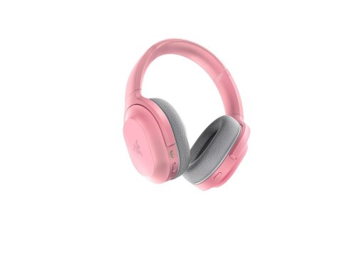 Razer RZ04-03790300-R3M1 słuchawki/zestaw słuchawkowy Bezprzewodowy Opaska na głowę Gaming USB Type-C Bluetooth Szary, Różowy