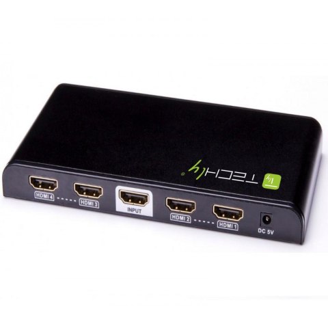 Rozgałęziacz telewizyjny Techly IDATA HDMI-4K4 4x HDMI