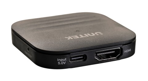 UNITEK BEZPRZEWODOWY NADAJNIK HDMI DO 50M, USB-C, CZARNY