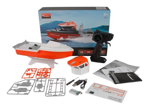 Amewi Łódź Ratunkowa Bezszczotkowy Jet Drive 320mm RTR Biały/Pomarańczowy (26116)