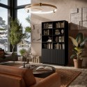 Regał LIVERTI 100x42x171 czarny
