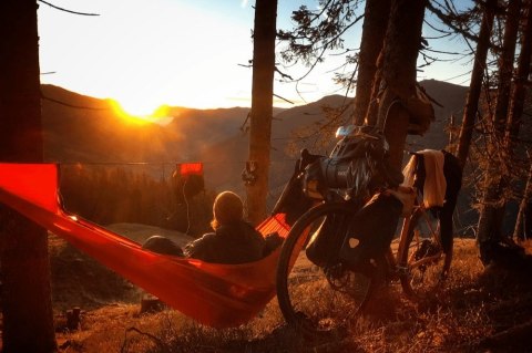 Ticket To The Moon PRO HAMMOCK - Lightest Pro Hamak wiszący 1 os. Nylon Ciemny Zielony