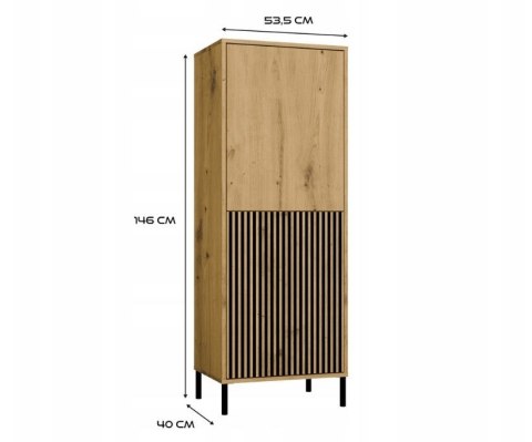 WITRYNA KAMARO 2DK SLIM/GŁ ART KPL