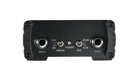 Mackie MDB-1A - Active direct box - Gitara basowa - Synthesizer - Schwarz - 20 - 20000 Hz - 330000 Ohm - 24-48