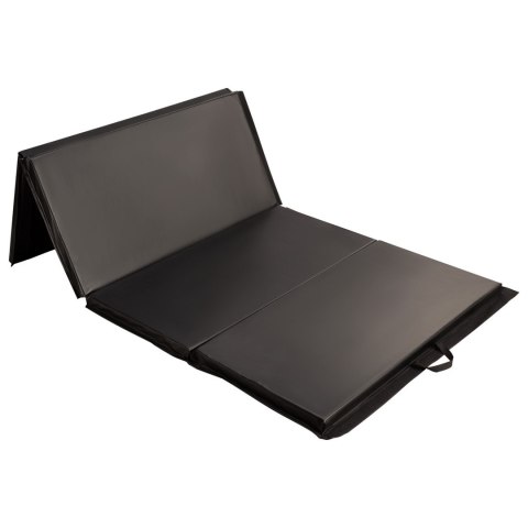 Materac gimnastyczny składany czarny 2400x1200x50mm HMS MGS01