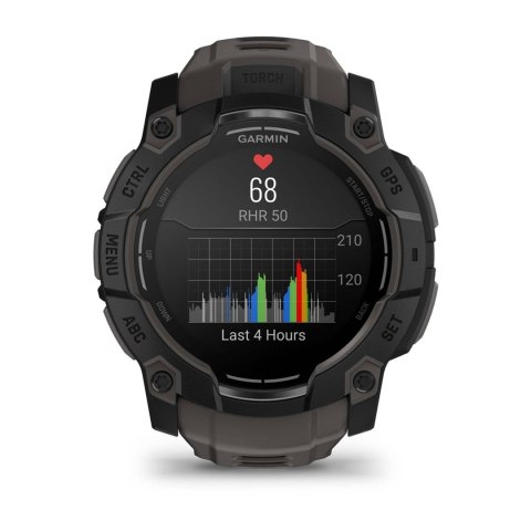Zegarek sportowy Garmin Instinct 3 AMOLED 50mm Czarny