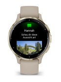 Zegarek sportowy Garmin Venu 3S AMOLED 41mm French Grey