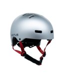 Kask rowerowy Motus MD-107 rozmiar M, srebrny (MOTHAM30S)