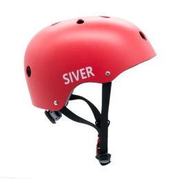 Kask rowerowy Motus Siver rozmiar M, czerwony (MOTHAM8MR)