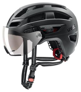 Kask rowerowy UVEX Finale visor 56-61cm, black matt