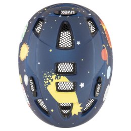 Kask rowerowy dziecięcy uvex kid 2 cc dk.blue rocket m.46-52 cm
