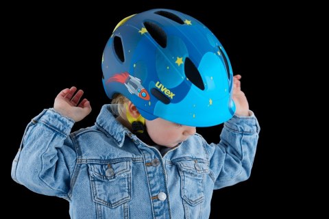 Kask rowerowy dziecięcy uvex oyo style monster lagoon matt 50-54