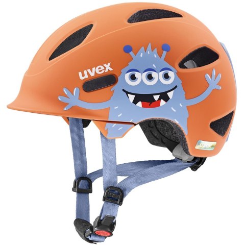 Kask rowerowy dziecięcy uvex oyo style monster papaya matt 50-54