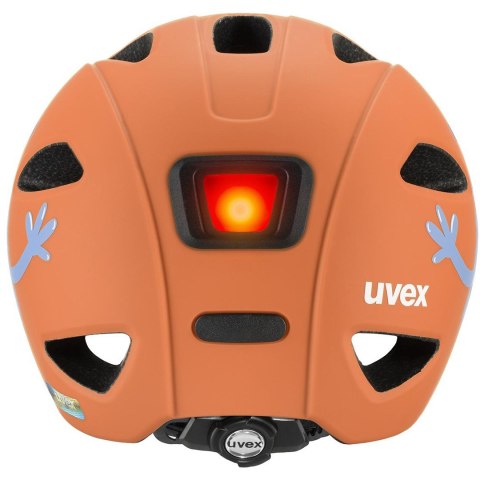 Kask rowerowy dziecięcy uvex oyo style monster papaya matt 50-54