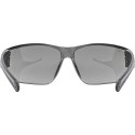 Okulary rowerowe UVEX Equate Black Matt Smoke