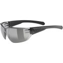 Okulary rowerowe UVEX Equate Black Matt Smoke