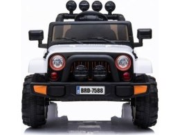 Auto Na Akumulator Jeep BRD-7588 Światła LED MP3 Pilot Biały 4x4