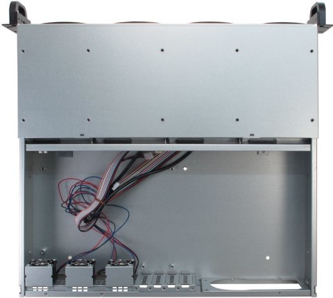 Inter-Tech IPC 2U-2404S Rack Czarny, Srebrny