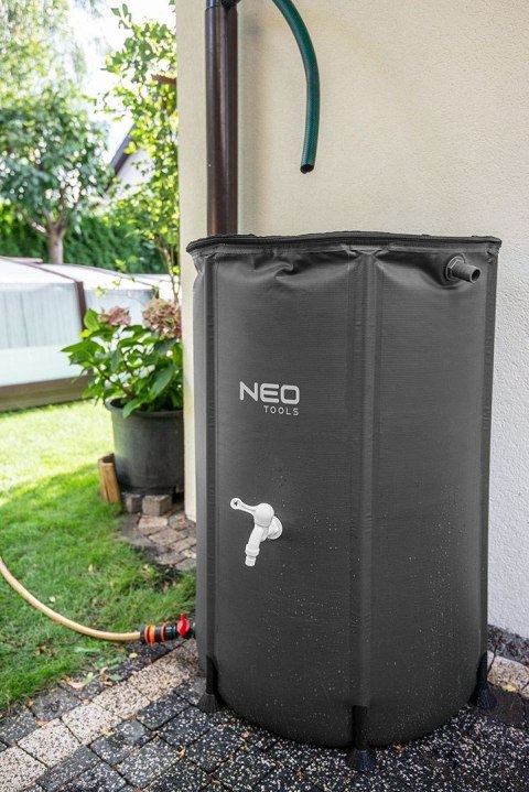 Składany pojemnik na deszczówkę, 250 L, PVC