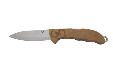 Victorinox Schweizer Taschenmesser Hunter Evoke Wood, Klappmesser mit Holzgriff