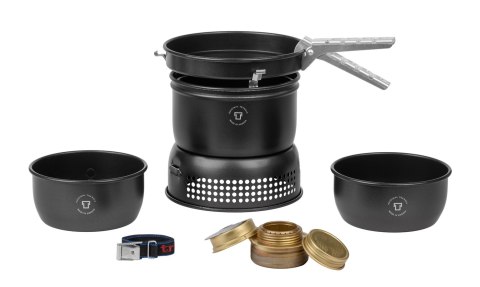 Zestaw turystyczny z kuchenką spirytusową Trangia Stove 37-5 UL/BL, black