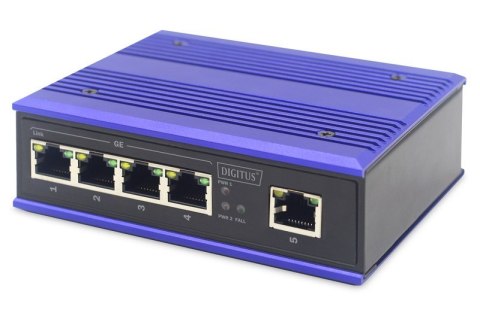 ASSMANN Electronic DN-651118 łącza sieciowe Gigabit Ethernet (10/100/1000) Czarny, Niebieski