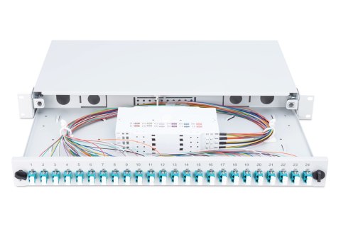 Digitus Panel światłowodowy, z wyposażeniem, LC, OM3