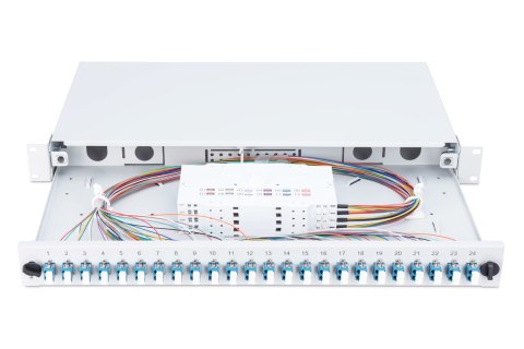 Digitus Panel światłowodowy, z wyposażeniem, LC, OM4