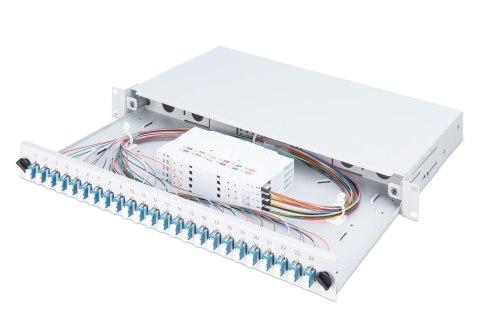 Digitus Panel światłowodowy, z wyposażeniem, LC, OM4