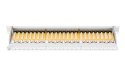 Patch panel DIGITUS DN-91624S-EC 19'' 24x RJ45, LSA poziom, kat.6, ekranowany, 1U, czarny, prowadnica kabli, pola opisowe
