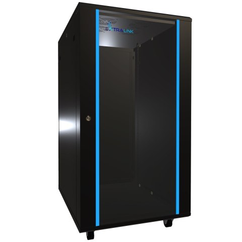 Extralink Szafa rack 22U 600x800 Czarna stojąca