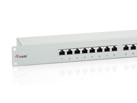 Patchpanel Equip CAT6 24 Port lightgrey 19 cali (1HE)