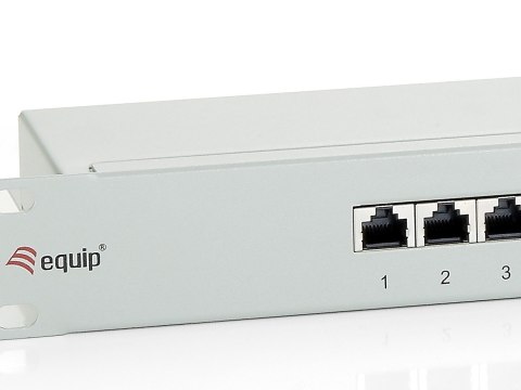 Patchpanel Equip CAT6 24 Port lightgrey 19 cali (1HE)
