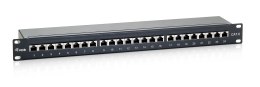 Patchpanel Equip CAT6 24 portów czarny 19