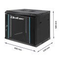 Szafa RACK 19" 9U 600 x 500 x 450 Czarna Wisząca