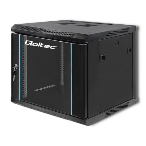 Szafa RACK 19" 9U 600 x 500 x 600 czarna wisząca
