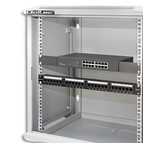 Szafa RACK 19" Wisząca 12U 600 x 635 x 450 Szara