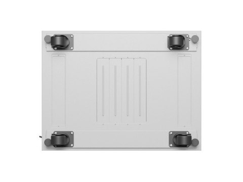 Szafa instalacyjna rack stojąca 19" 15U 600x800 szara drzwi szklane LCD Lanberg (Flat Pack) V2