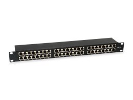 Wyposaż 19-calowy panel krosowy 48xRJ45 Cat6 FTP 1U 250MHz RAL9005