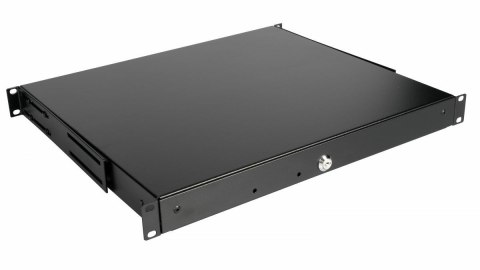 Wyposażenie Szuflady 19" do Szaf Serwerowych 1U zamykane BK (EZD-1-B)