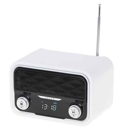 Adler Sp. z o.o. Adler | AD 1185 | Radio Bluetooth | Wejście AUX | Biały
